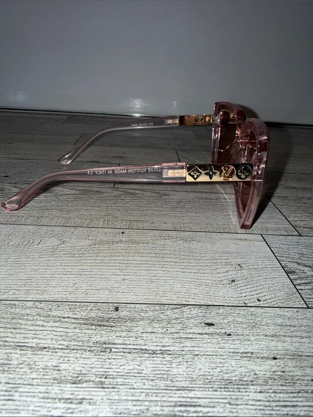 New Designer inspired Translucent Pink Square Sunglasses